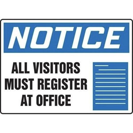 Accuform OSHA CAUTION SAFETY SIGN THIS SPACE MVHR671XL MVHR671XL